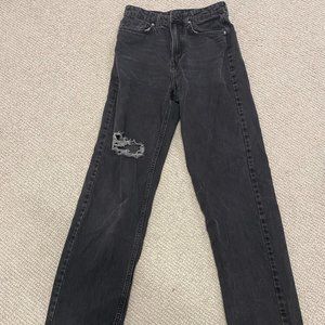 Black 90's Straight Jeans - Size 4